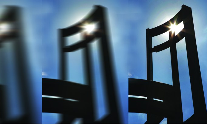 blurry to clear cross